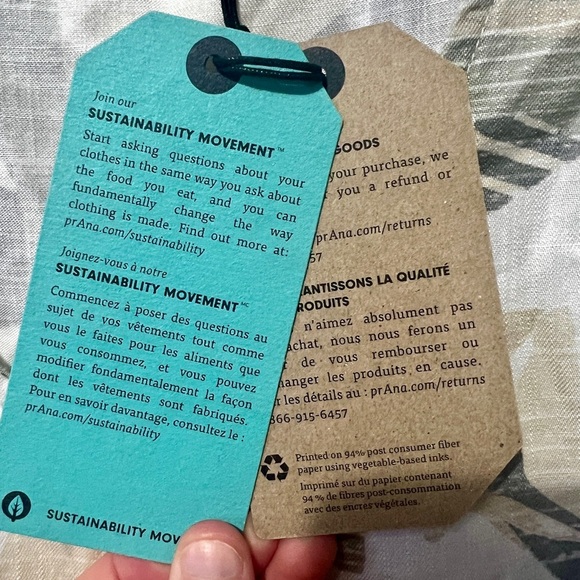 PrAna NWT Palm Tie Front Tencel McKenzie Tank - Small - Picture 9 of 10